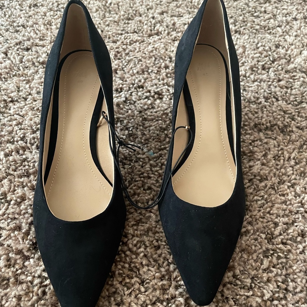 NWT Short Black Heels